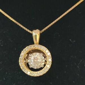 Gold and diamond necklace. Price reduced temporarily for quick sale.